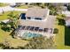 Aerial view of house with pool and backyard at 14106 18Th E Pl, Bradenton, FL 34212