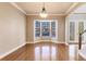 Spacious dining room with hardwood floors and bay window at 14106 18Th E Pl, Bradenton, FL 34212