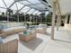 Virtually staged pool area with patio furniture at 14106 18Th E Pl, Bradenton, FL 34212