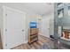 bedroom featuring bunk beds, built-in storage, and wood-look flooring at 15218 Agave Grove Pl, Bradenton, FL 34212