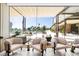 Outdoor lounge area with comfortable seating and ocean views at 1591 Gulf Of Mexico Dr # 413, Longboat Key, FL 34228