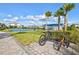Bikes parked near a community basketball court at 16247 Hidden Oak Loop, Bradenton, FL 34211