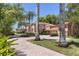 Brick-paved driveway leads to this charming waterfront home at 4511 Bay Shore Rd, Sarasota, FL 34234