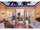 Spacious courtyard with seating and water views at 4511 Bay Shore Rd, Sarasota, FL 34234