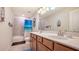 Bathroom with double sinks and shower/tub combo at 6771 Wild Lake Ter, Bradenton, FL 34212