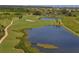 Aerial view of the golf course at 6771 Wild Lake Ter, Bradenton, FL 34212