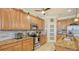 Spacious kitchen with granite countertops and stainless steel appliances at 6771 Wild Lake Ter, Bradenton, FL 34212