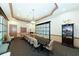 Spacious meeting room with large table at 6771 Wild Lake Ter, Bradenton, FL 34212