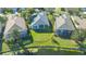 Aerial view of house and backyard near lake at 7407 Sea Island Ln, Bradenton, FL 34201