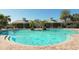 Stunning community pool with water features at 7407 Sea Island Ln, Bradenton, FL 34201