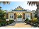 Community pool access building with landscaping and signage at 7407 Sea Island Ln, Bradenton, FL 34201
