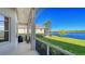 This patio provides a tranquil spot to enjoy the lake view, perfect for outdoor relaxation and dining at 7407 Sea Island Ln, Bradenton, FL 34201
