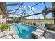 Resort-style pool with spa and screened enclosure at 7634 Windy Hill Cv, Bradenton, FL 34202