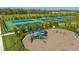 Community playground with play structures and safety surface at 8124 Anthirium Loop, Sarasota, FL 34240