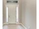 Bright and airy entryway with a classic white door and sidelights at 12389 Cedar Pass Trl, Parrish, FL 34219