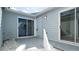 Private patio with access to kitchen and living area at 508 Woodstork Cir, Bradenton, FL 34209