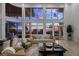 Living room with gorgeous sunset ocean view at 5919 Gulf Of Mexico Dr, Longboat Key, FL 34228