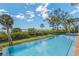 Large infinity pool with ocean views and private backyard at 5919 Gulf Of Mexico Dr, Longboat Key, FL 34228