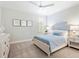 Serene bedroom with a comfortable bed, nightstands, and neutral decor at 1516 S Orange Ave, Sarasota, FL 34239