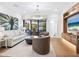 Comfortable Gathering room with access to the backyard patio at 1827 Morris St, Sarasota, FL 34239