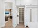 Walk-in pantry with ample shelving and custom built-ins at 1827 Morris St, Sarasota, FL 34239