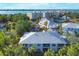 Aerial view of condo community near water at 294 Hidden Bay Dr # 203, Osprey, FL 34229