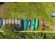 Overhead view of kayaks and paddleboards at 294 Hidden Bay Dr # 203, Osprey, FL 34229