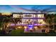 Two-story home with pool and patio; modern design at 3631 San Remo Ter, Sarasota, FL 34239