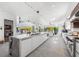 Open concept kitchen with marble island and high-end appliances at 3631 San Remo Ter, Sarasota, FL 34239