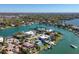Luxury waterfront homes and community with private docks and boat access at 3631 San Remo Ter, Sarasota, FL 34239
