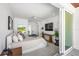 Bright bedroom with sliding glass doors leading to a patio at 3631 San Remo Ter, Sarasota, FL 34239