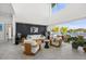 Bright living room with water views and comfortable seating at 3631 San Remo Ter, Sarasota, FL 34239