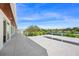 Spacious rooftop deck with water views at 3631 San Remo Ter, Sarasota, FL 34239