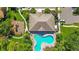 Community pool, playground and clubhouse at 3636 Summerwind Cir, Bradenton, FL 34209