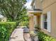 Inviting front entrance with well-maintained landscaping and a clear view of the home's facade at 6205 Triple Tail Ct # 101, Lakewood Ranch, FL 34202