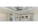 Modern kitchen features white cabinets and stainless steel appliances at 7648 Totem Ave, North Port, FL 34291