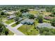 Aerial view of single-Gathering home and neighborhood at 7648 Totem Ave, North Port, FL 34291