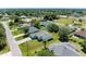Aerial view of a single-Gathering home and surrounding neighborhood at 7648 Totem Ave, North Port, FL 34291