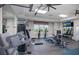 Modern gym with cardio and strength training equipment at 14538 Barefoot Ln, Parrish, FL 34219