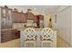 Updated kitchen with granite countertops and stainless steel appliances at 1509 Raphis Royale Blvd, Englewood, FL 34223