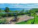 Community playground overlooking the water at 1640 Center Rd, Terra Ceia, FL 34250