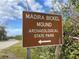 Sign for Madira Bickel Mound Archeological State Park at 1640 Center Rd, Terra Ceia, FL 34250