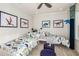 Fun bedroom with twin beds and dinosaur theme at 16435 Star Grass Cir, Bradenton, FL 34211