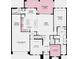 First floor plan showcasing kitchen, great room, and primary suite at 16435 Star Grass Cir, Bradenton, FL 34211