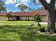 View of home with birds in the front yard at 3711 Pinecone Ct # 168, Sarasota, FL 34238