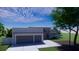 Modern two-car garage home with landscaping at 440 S Lime Ave, Sarasota, FL 34237