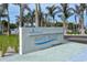 Entrance sign for Siesta Beach County Park in Sarasota at 467 Canal Rd # 467, Sarasota, FL 34242