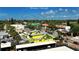 Aerial view of Siesta Village shops and restaurants at 467 Canal Rd # 467, Sarasota, FL 34242