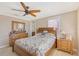 Well-lit bedroom with a double bed and plenty of closet space at 467 Canal Rd # 467, Sarasota, FL 34242