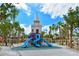 playground with a castle theme and slides at 467 Canal Rd # 467, Sarasota, FL 34242